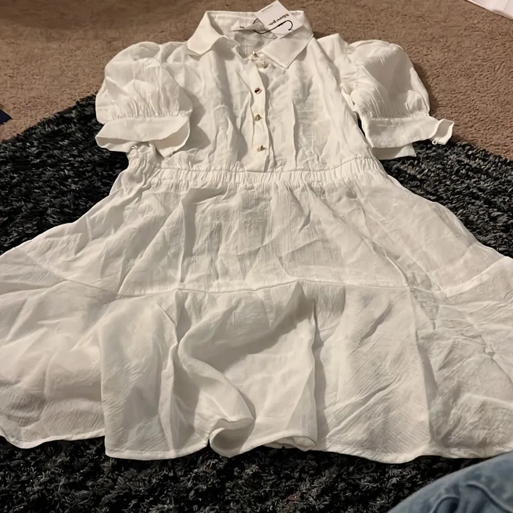 NWT showpo white dress 6 White - Image 2