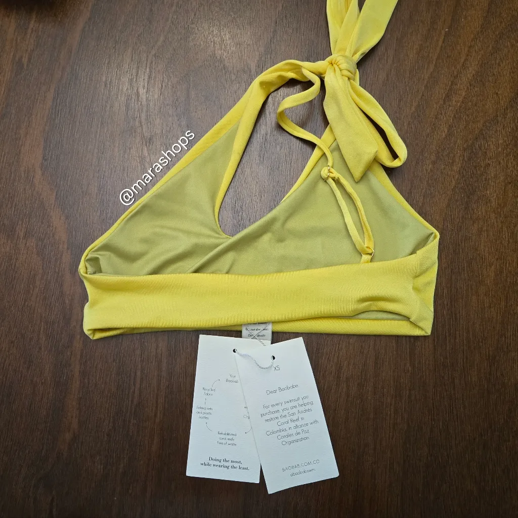 Baobab Taki Bikini Top Lima Yellow Size XS - Image 4