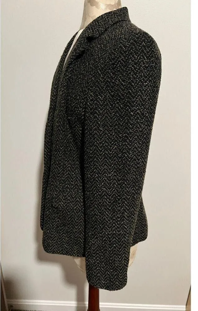 Judith Heart Vintage Green Blazer Jacket 12P - Image 3