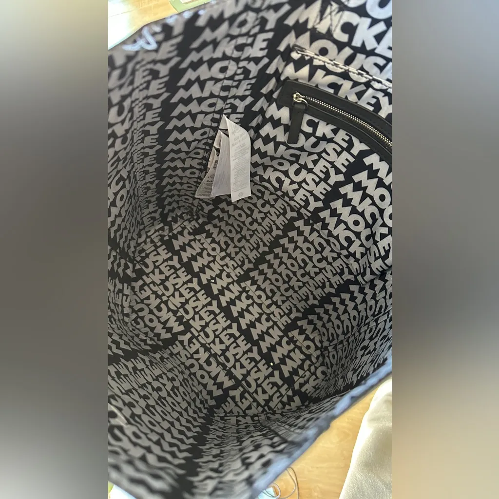 Disney Store Mickey Mouse Greyscale Tote Bag, Women’s Disney Collection Tote - Image 15