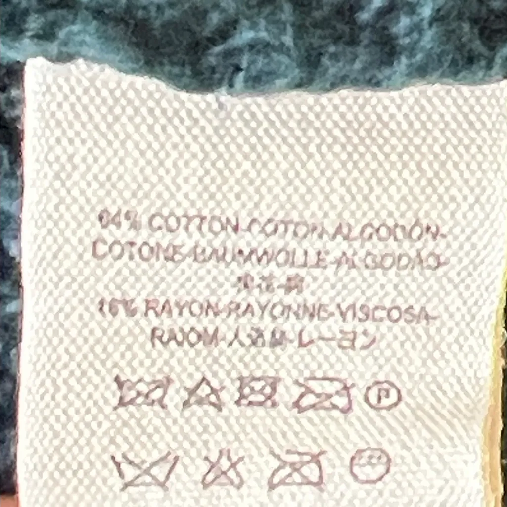 Free People Red Handkerchief Hem Longline Cardigan Green Sweater Size Small - Image 9