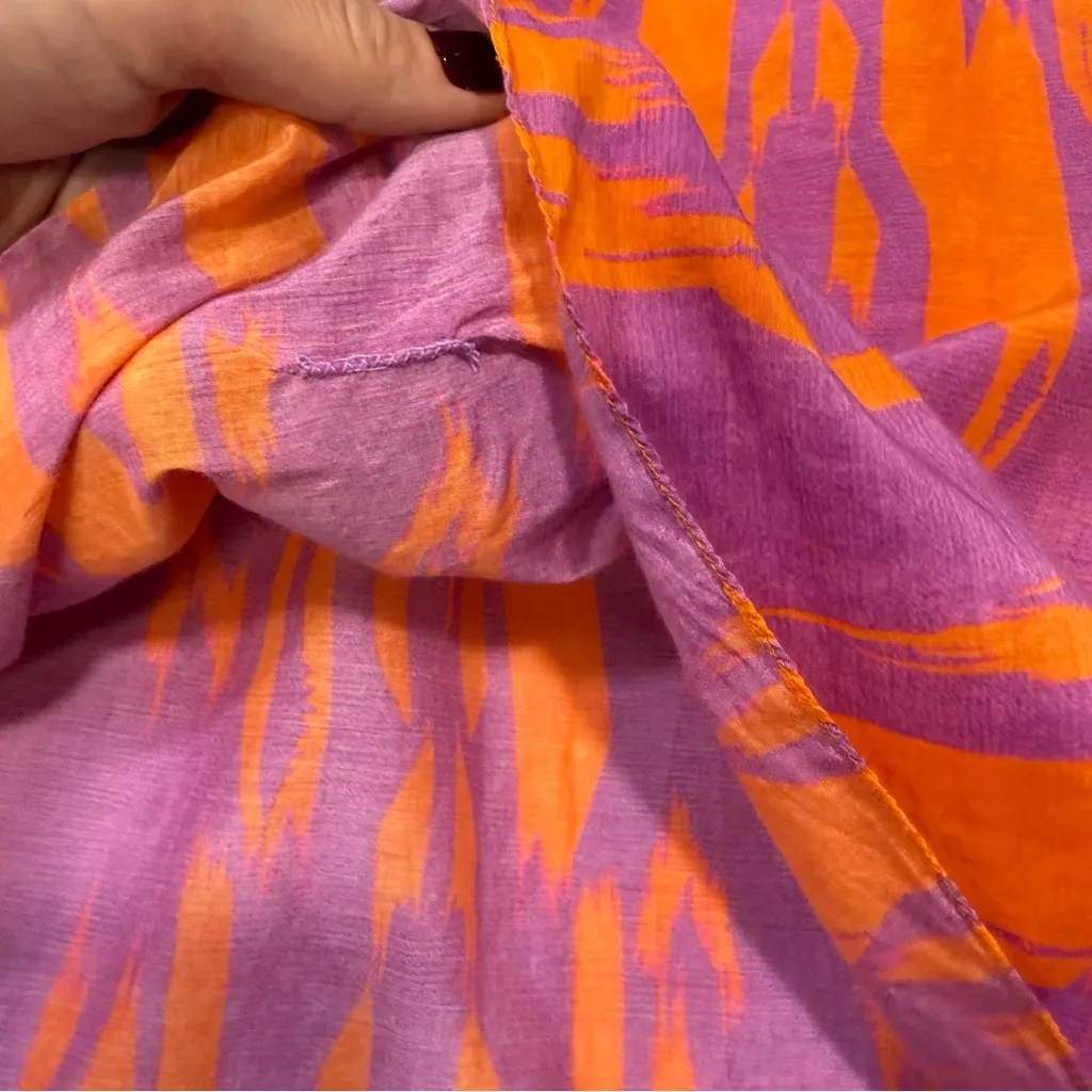 Maria Cher Targatal Midi Dress Medium Orange - Image 6