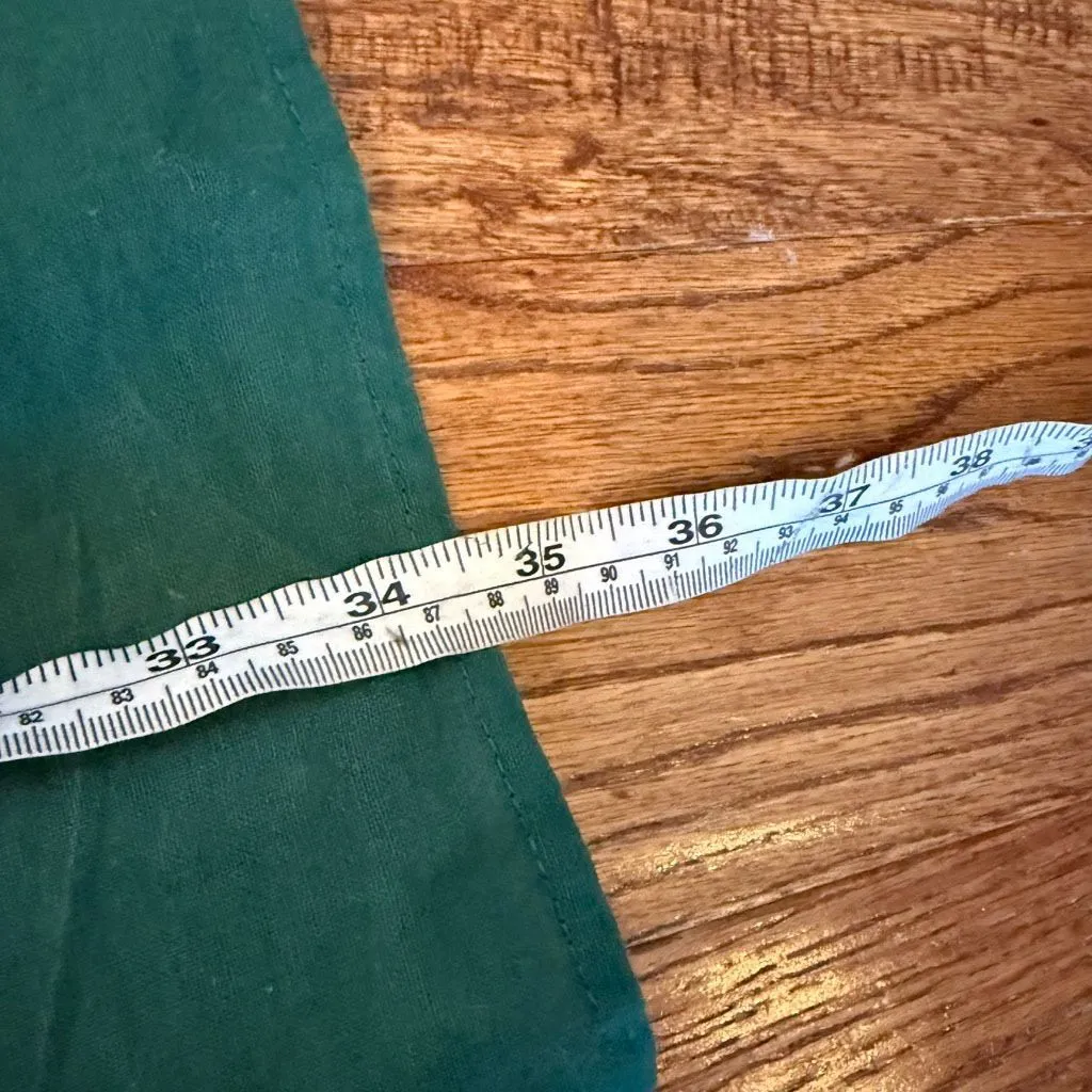 J. Marie green Ginny embroidered ruffle sleeve dress small - Image 8