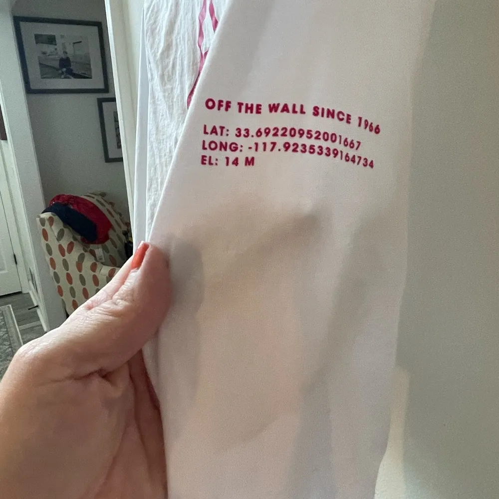 long sleeve cropped t-shirt, white, size small - Image 4