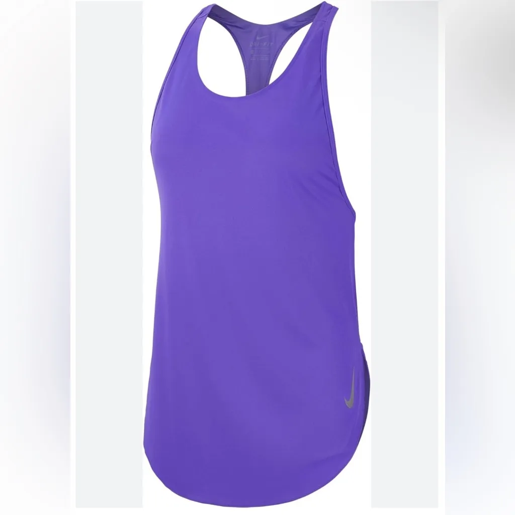 Nike Women's Purple Dri-Fit Top Size S - Image 7