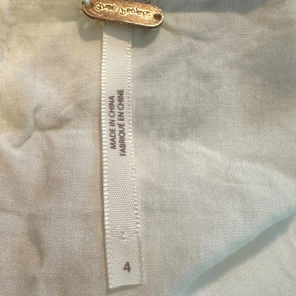 Free People Ethereal Fairy Lace Apron Handkerchief Dress Ivory Nude Bohemian 4 - Image 15