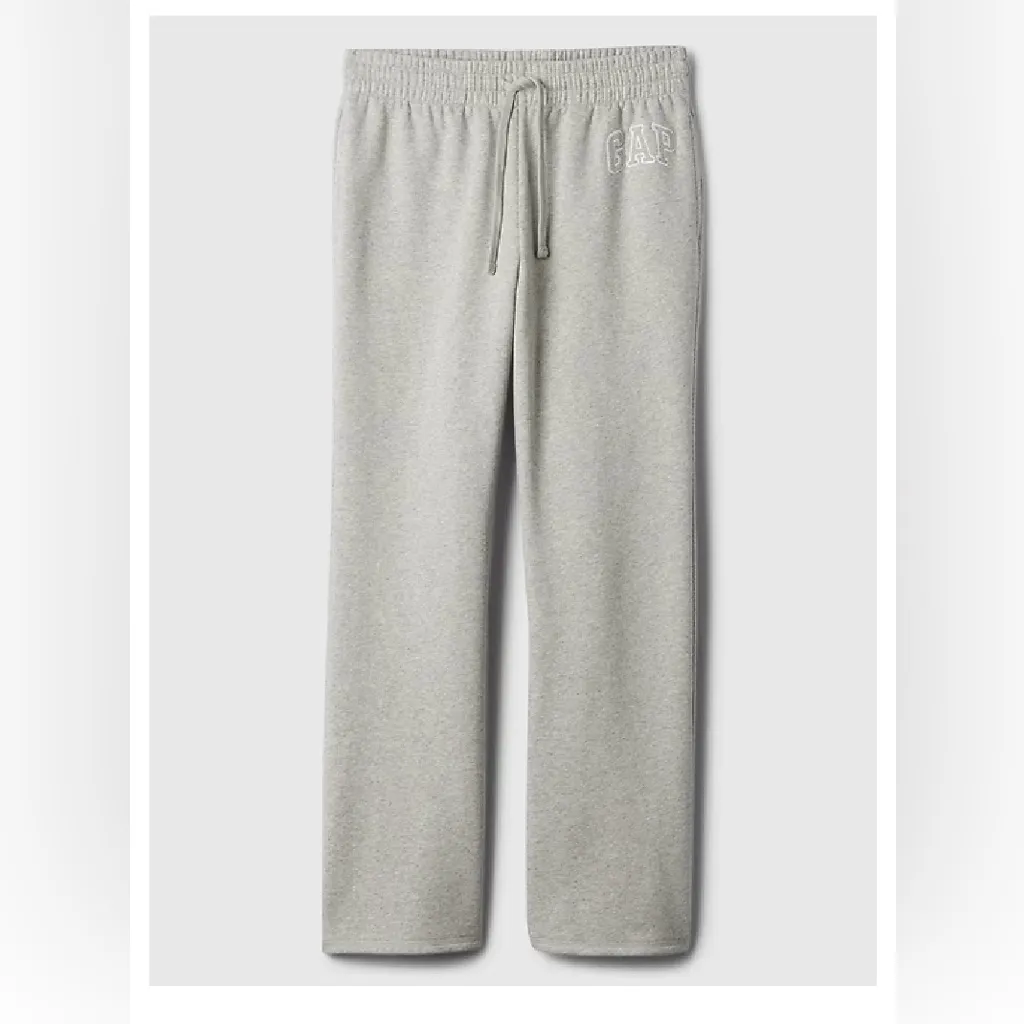 GAP Women's Heather Gray Track Pants, M Tall - Image 5