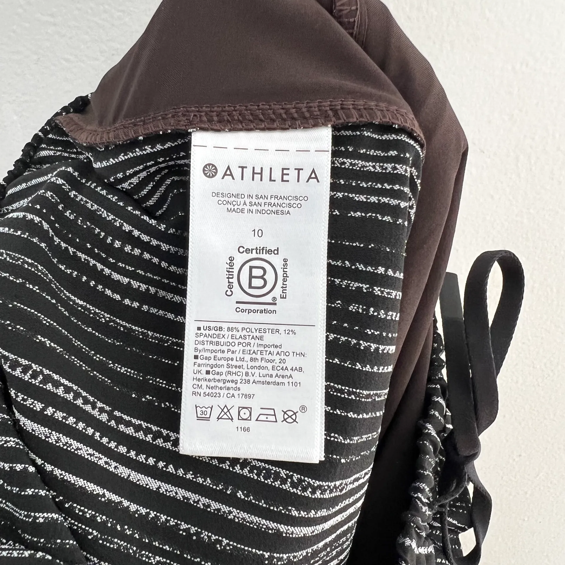 Athleta - Arrival Pant Amara Stripe Black Athletic Outdoors Travel Casual Gym - Image 7