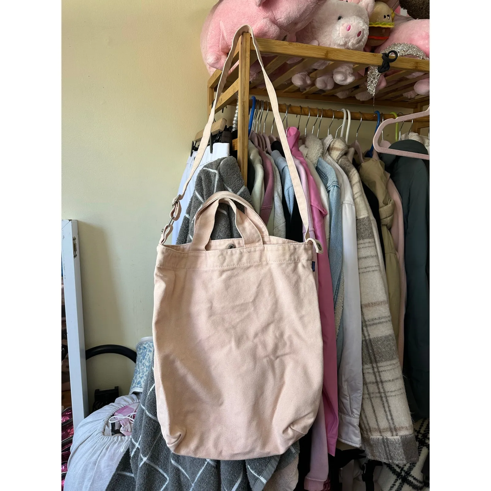 Baggu Duck Bag Dusty Pink - Image 12