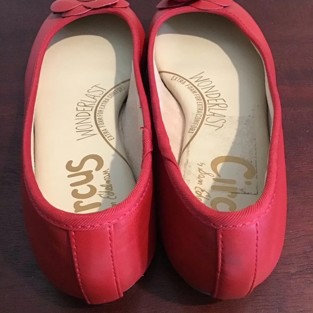 Circus by Sam Edelman Cecilia Ballet Flat Red 5, New - Image 8