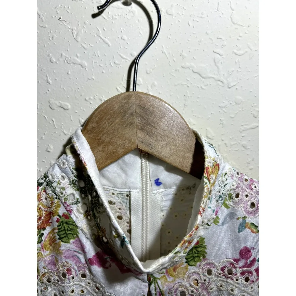 $320 NWT Nookie Darling Long Sleeve Floral Mini‎ Dress Size XS - Image 4