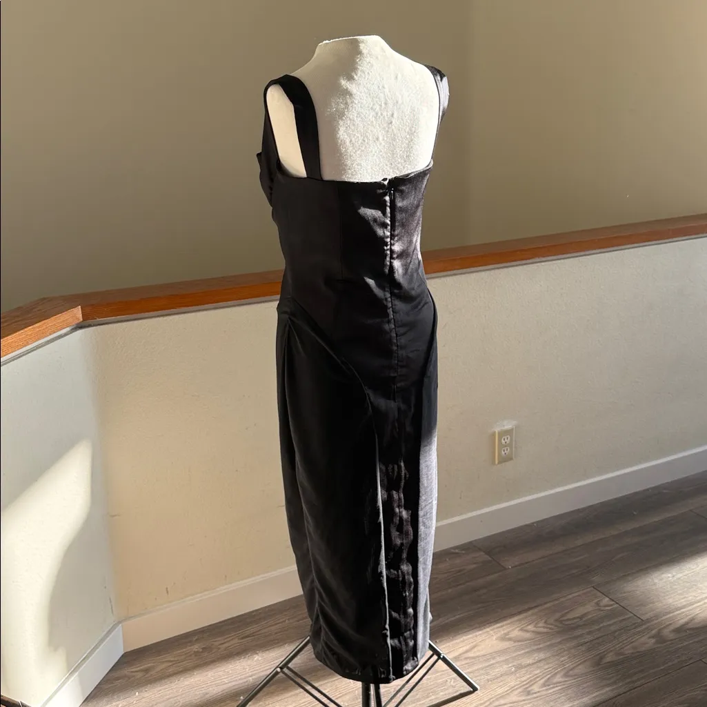 House of CB black mid length Dress size medium - Image 12