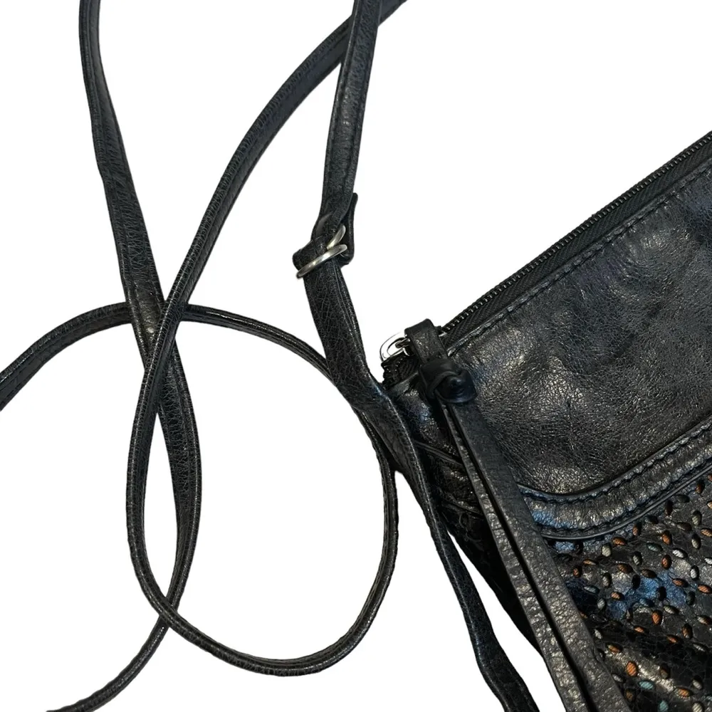 HOBO International Liza Perferated Laser Cut Leather Crossbody - Image 8