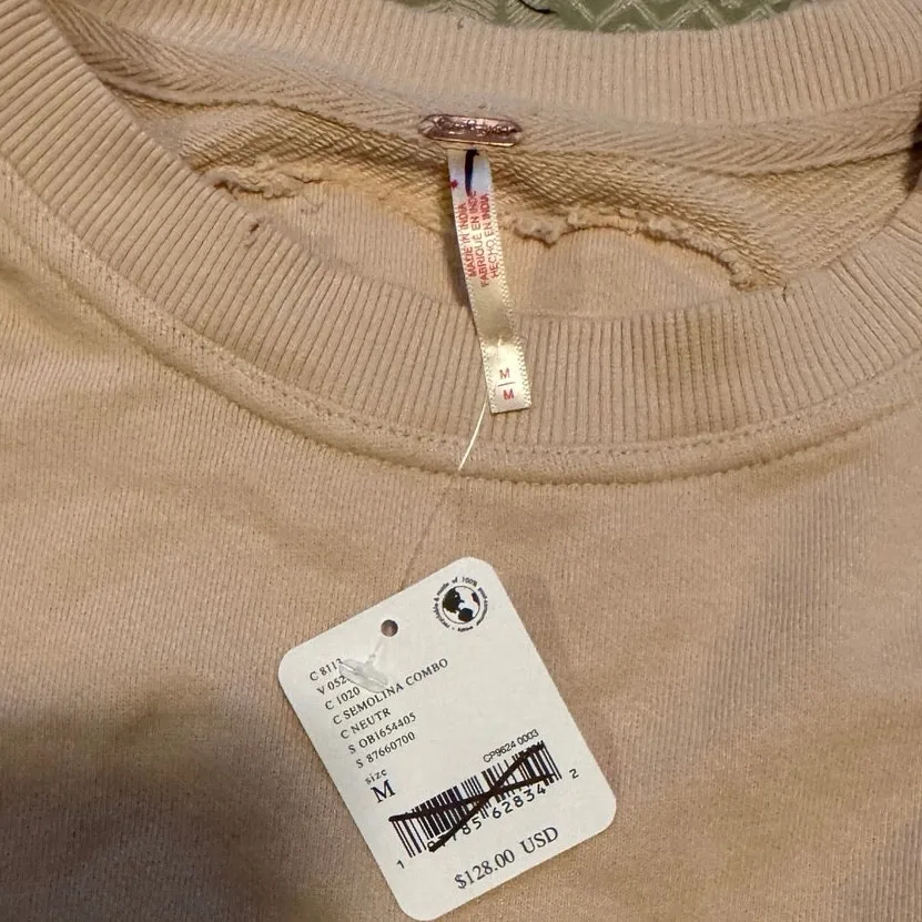 FREE PEOPLE Eleanor Pleated Trapeze Sweatshirt New with Tag MSRP $128 - Image 10