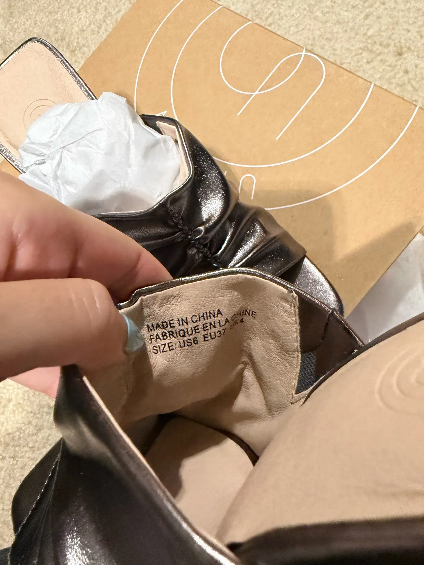 Metallic urban outfitters heels  - Image 5