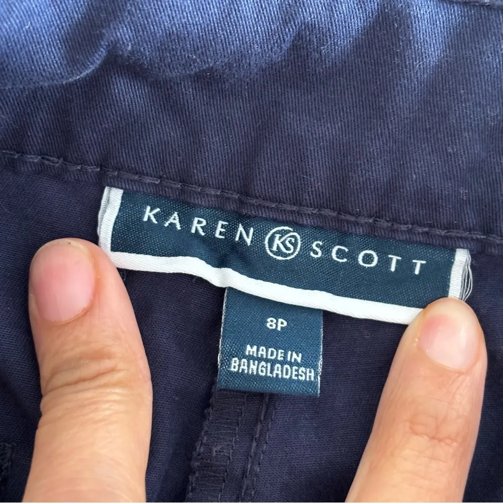 Karen Scott  Navy blue capri Size 8P - Image 7