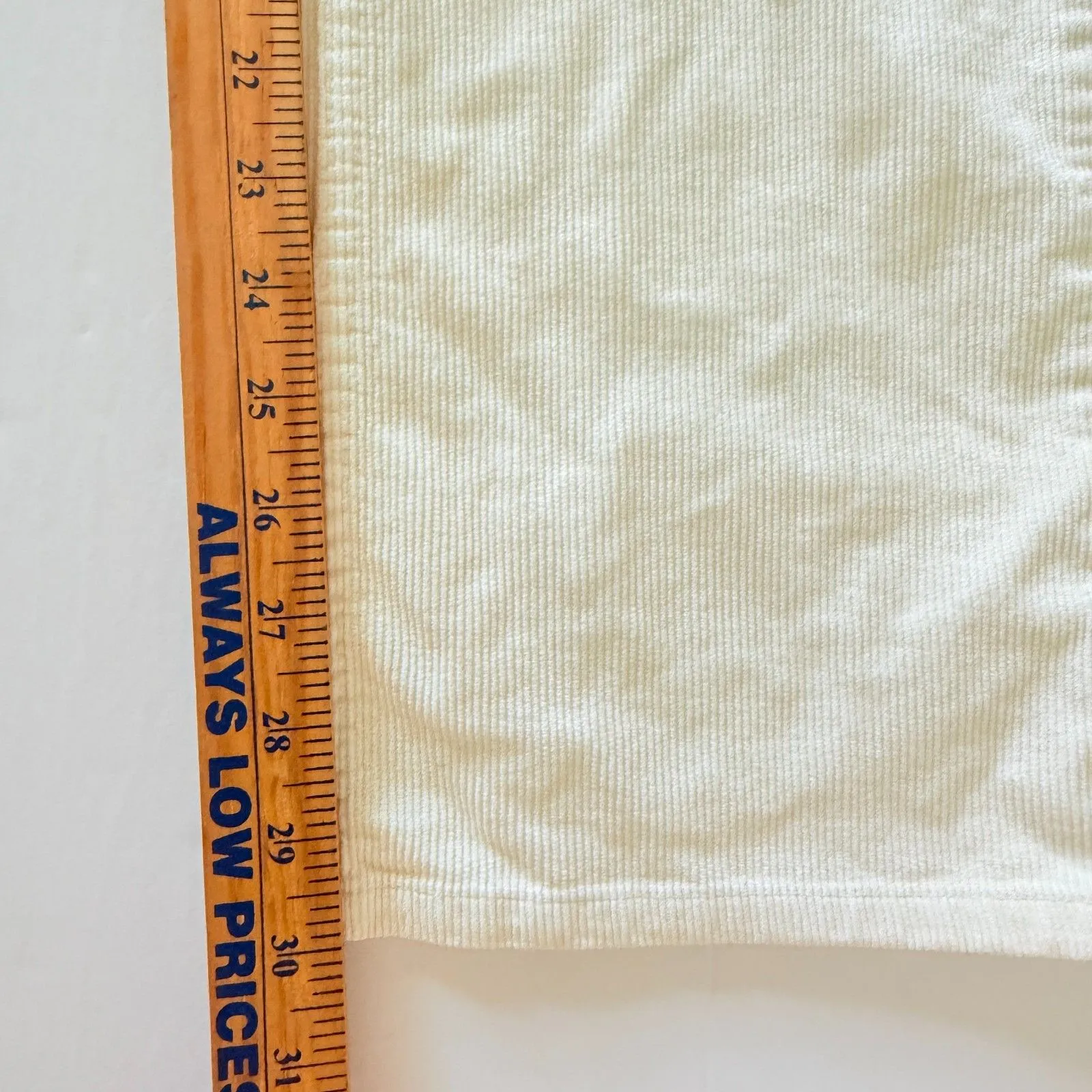 Vineyard Vines Cream Corduroy Straight Leg Soft Texture Neutral Casual Pants 2 - Image 6