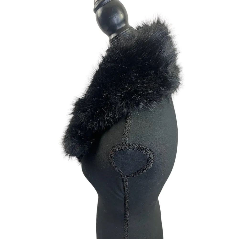 Dillard Women's Black Stole Wrap Scarf - Image 3