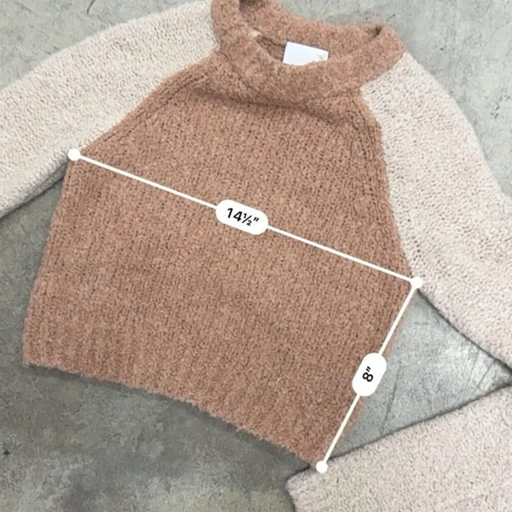 Aritzia Wilfred Meridian color block alpaca wool blend sweater - Image 5