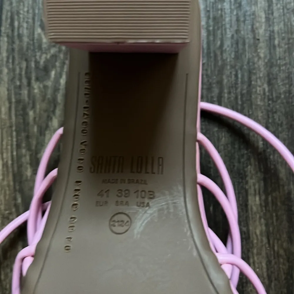 Santa Lolla Square Toed Heeled Sandals Size 10 - Image 6