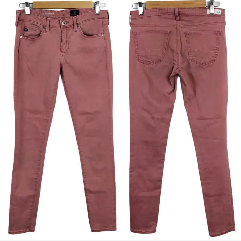 Adriano Goldschmied The Legging Ankle Skinny Jeans Size 26 Pink - Image 2