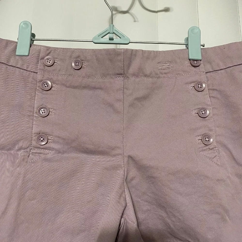 J crew light purple button down shorts - Image 2