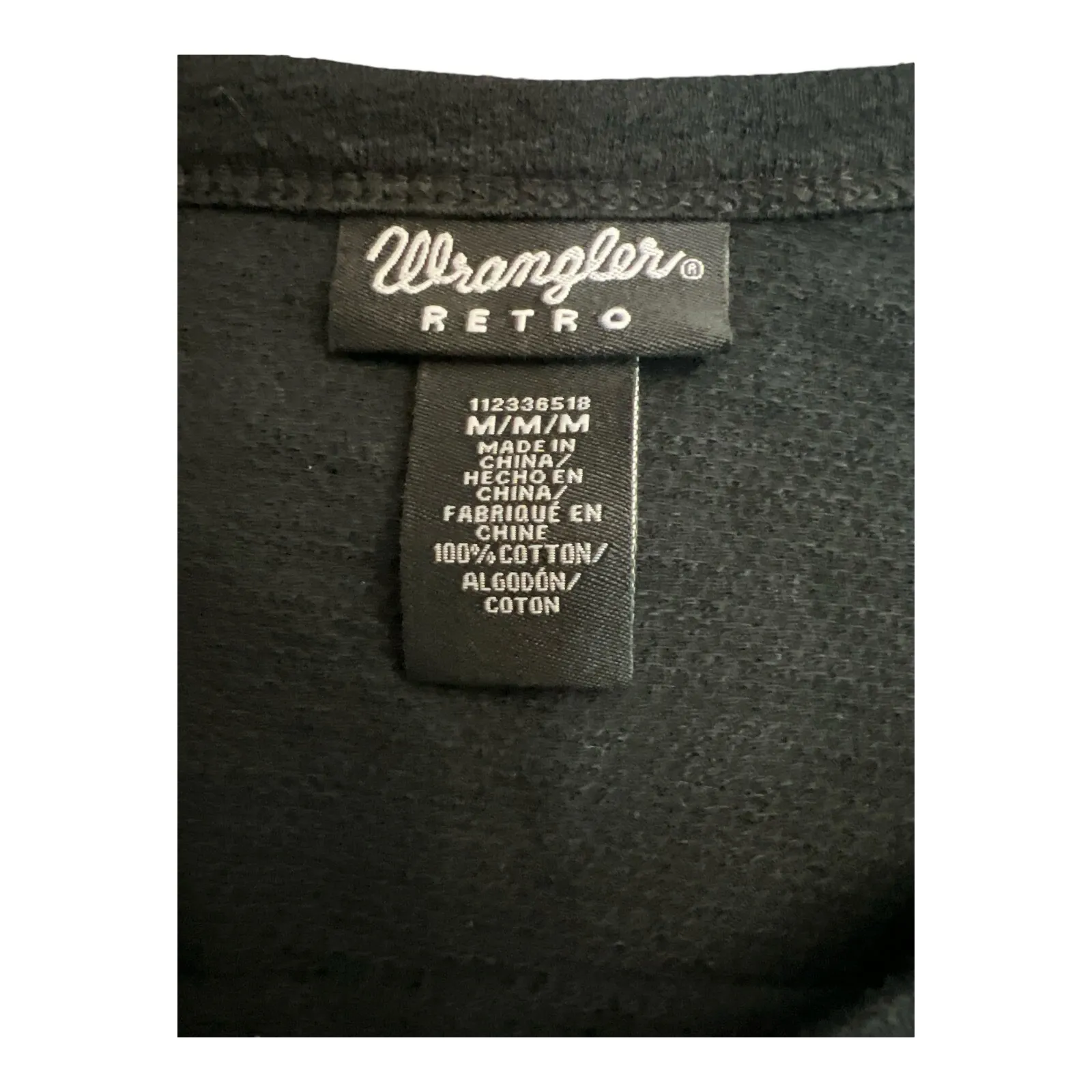 WRANGLER‎ Retro Aztec Women's Gathered Waist Embroidered Sleeve Top Medium NWT - Image 6