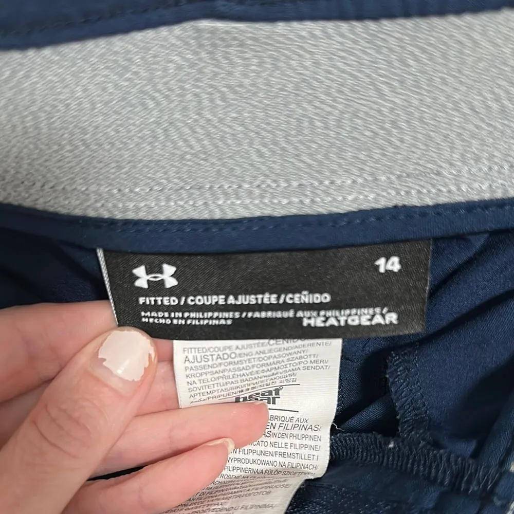 Under Armour Blue Athletic Shorts Lightweight Tailored - Image 5