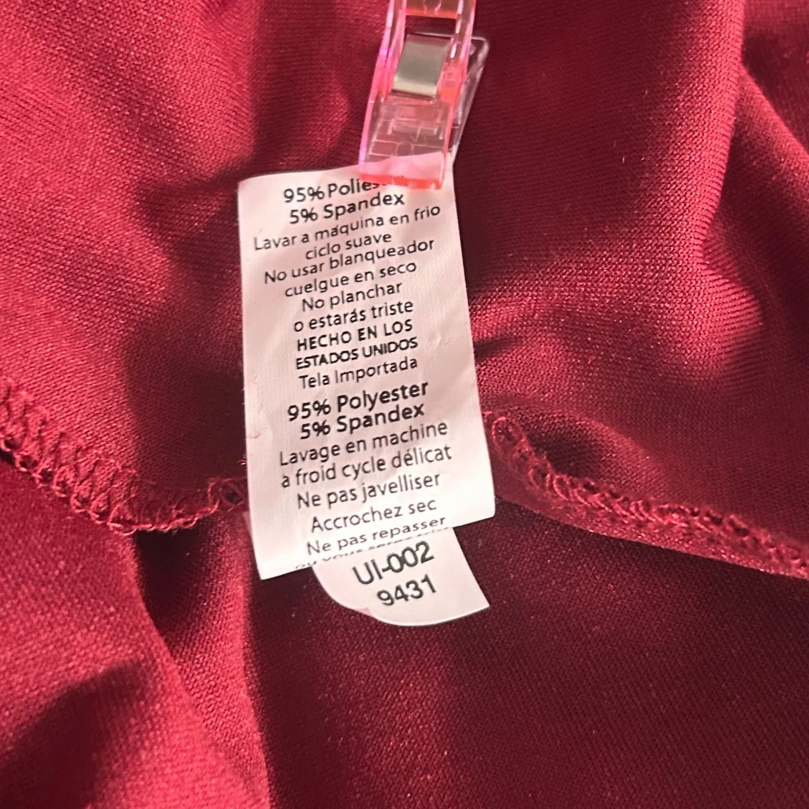 LulaRoe Velvet Dress Red Small - Image 10