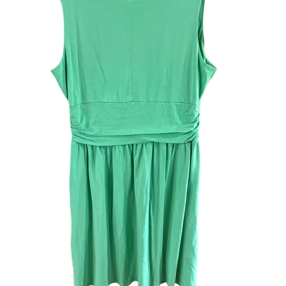 The North Face Green Ruched Wrap Sundress - Image 9