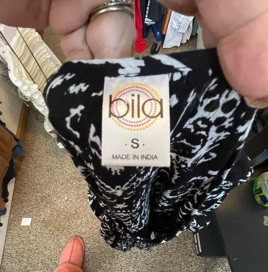 Bila Cold Shoulder Tunic Dress Top - Image 7