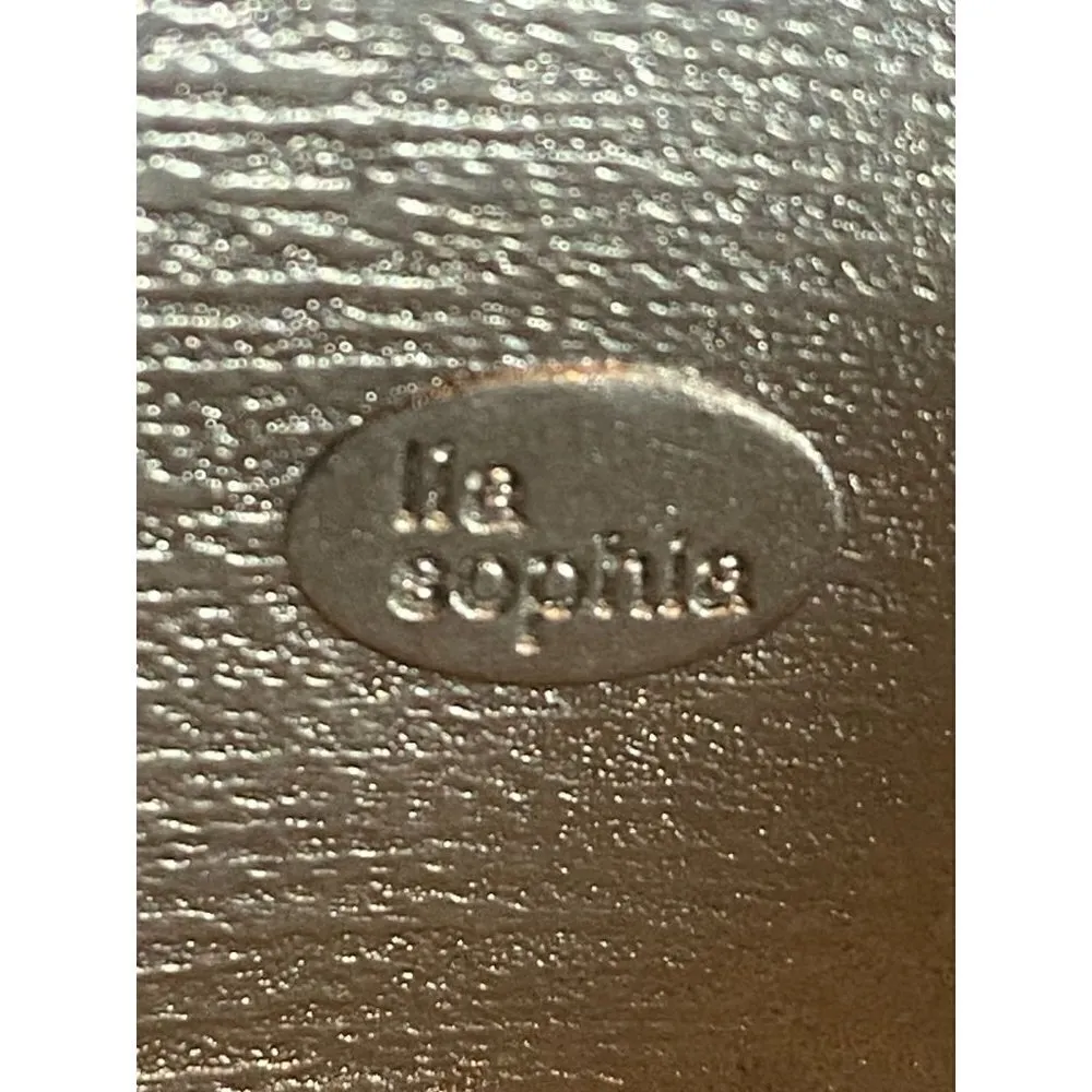 Lia Sophia‎ Deep Blue Enamel Silver Diamond Style Accents Magnetic Cuff Bracelet - Image 8