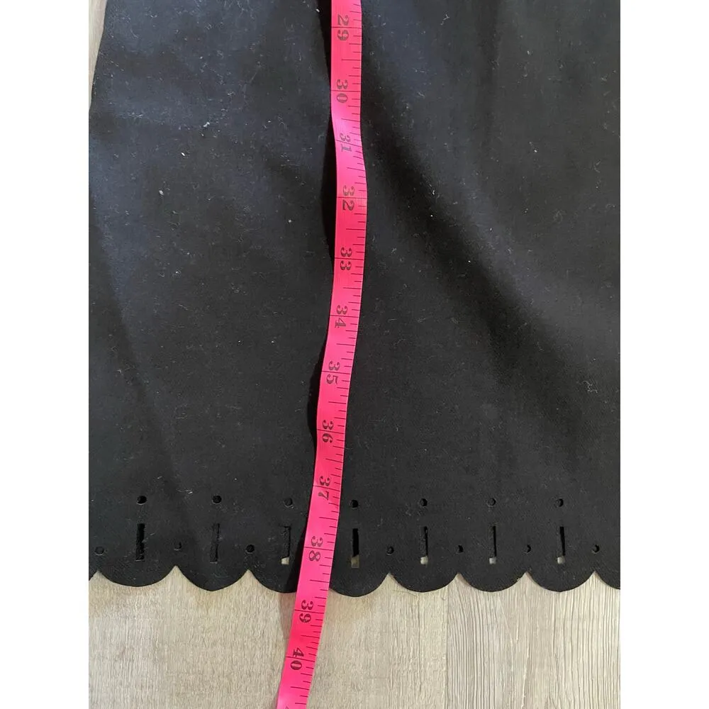 LOFT ANN TAYLOR Sleeveless eyelet collar & hem elegant beautiful Dress Sz 12. - Image 14