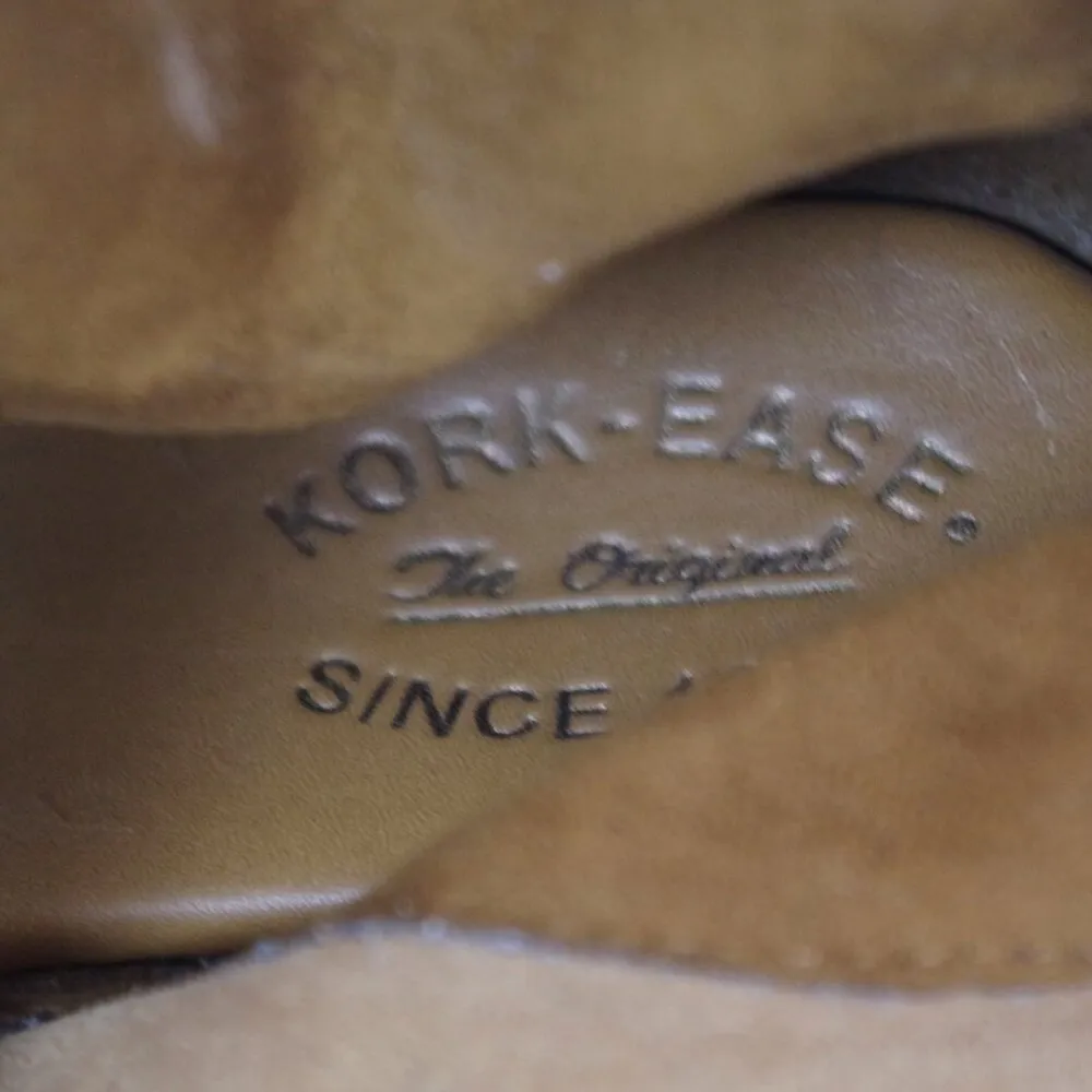 Kork-Ease Leather Side Zip Heeled Ankle Boots Size 8 - Image 4