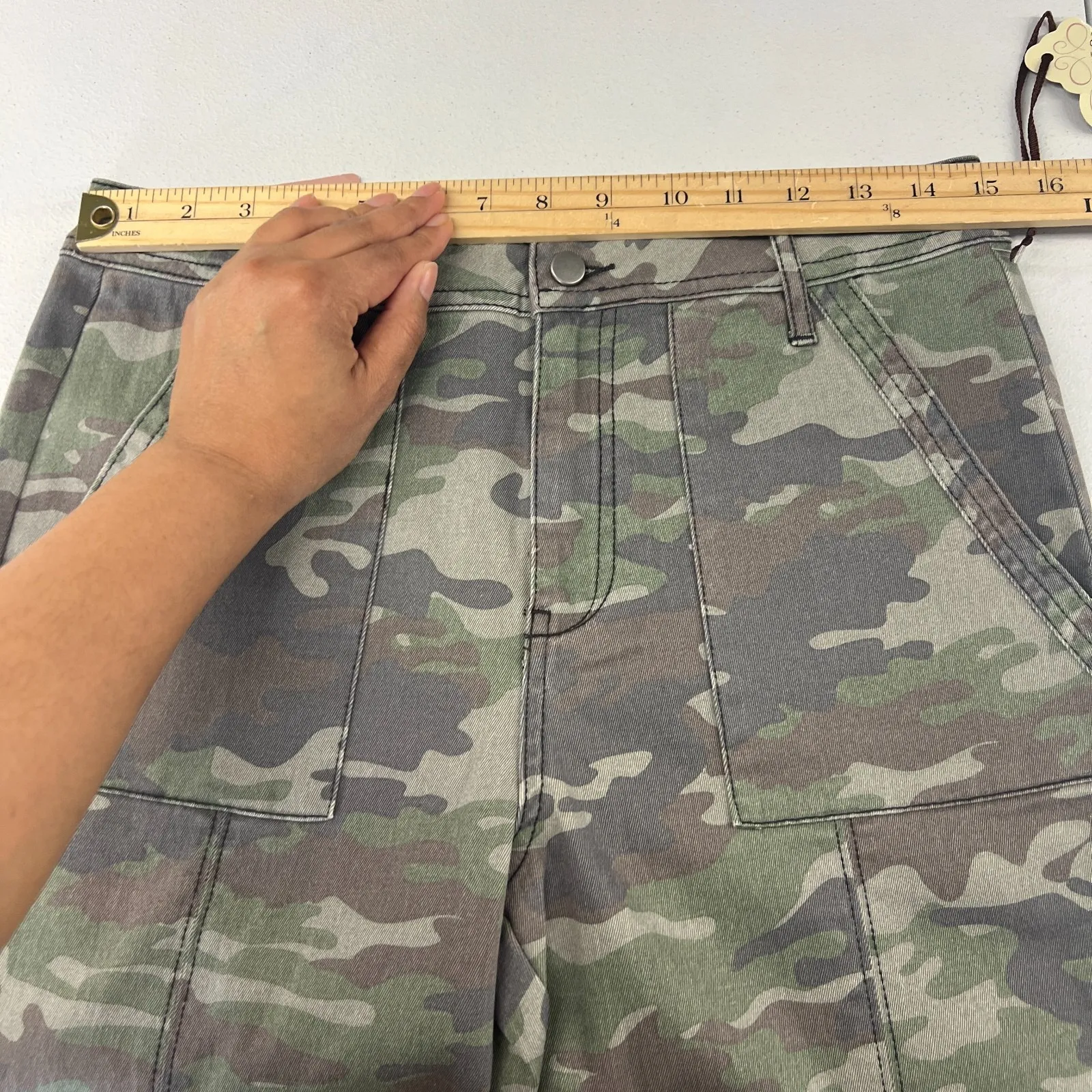 Knox Rose Skinny Pants Womens 10 Multicolor Stretch Camouflage High Rise Classic - Image 10