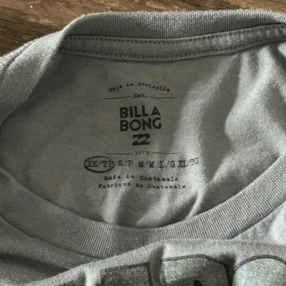 Billabong Grey Blue Long Sleeve Tee - Image 4