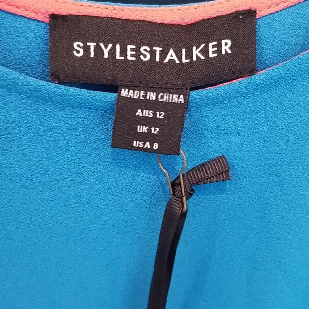 đź’•STYLESTALKERđź’• Basketball Jones Dress Diamond Blue 8 Medium NWT - Image 12