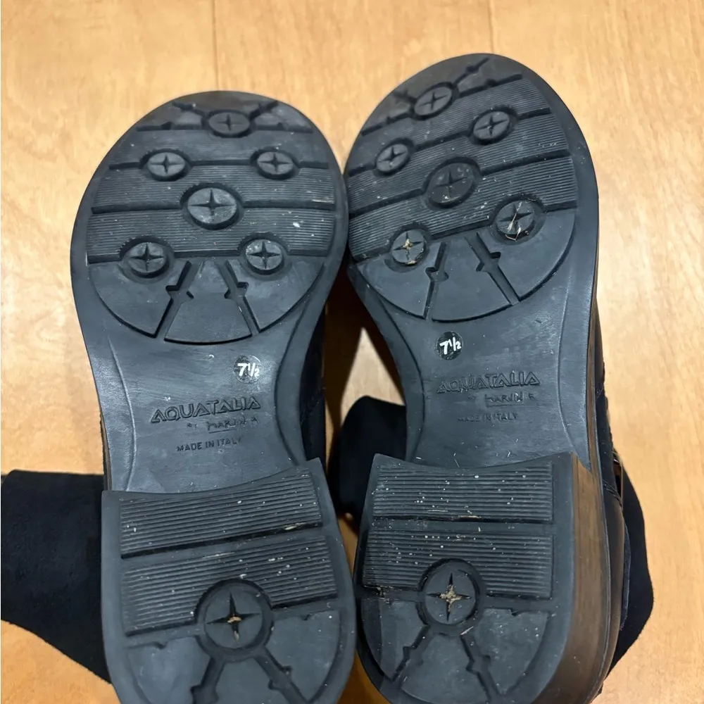 Aquatalia
Leather Moto Boots black 7.5 - Image 6