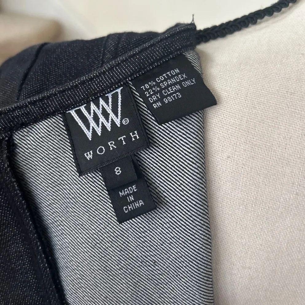 Worth Denim Corset Plunge V - Image 5