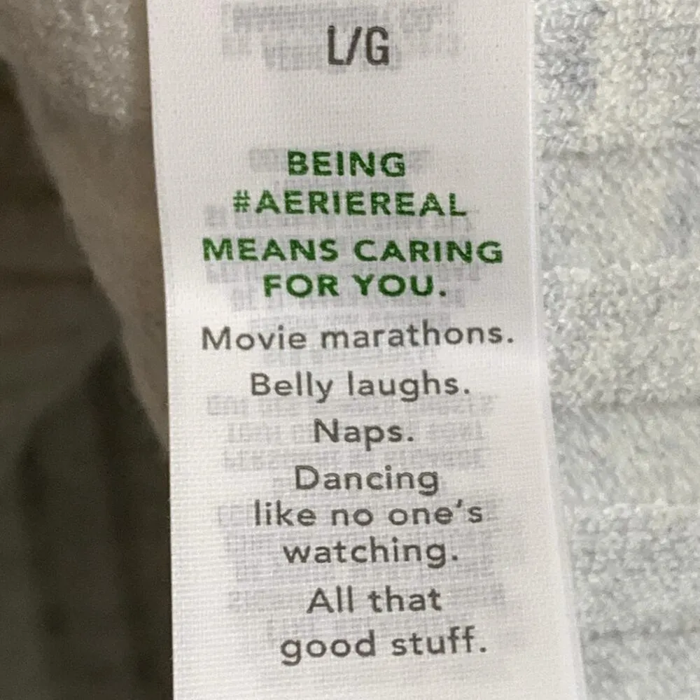 NWT Aerie Take Charge Wool Blend Ribbed Sweater Knit Skirt in Light Gray - Image 5