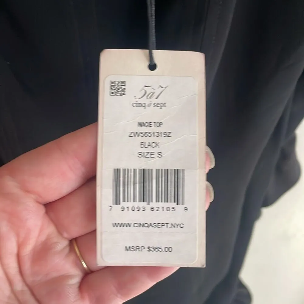 CINQ A SEPT Macie Top Off-the-Shoulder Ruffle - Image 9