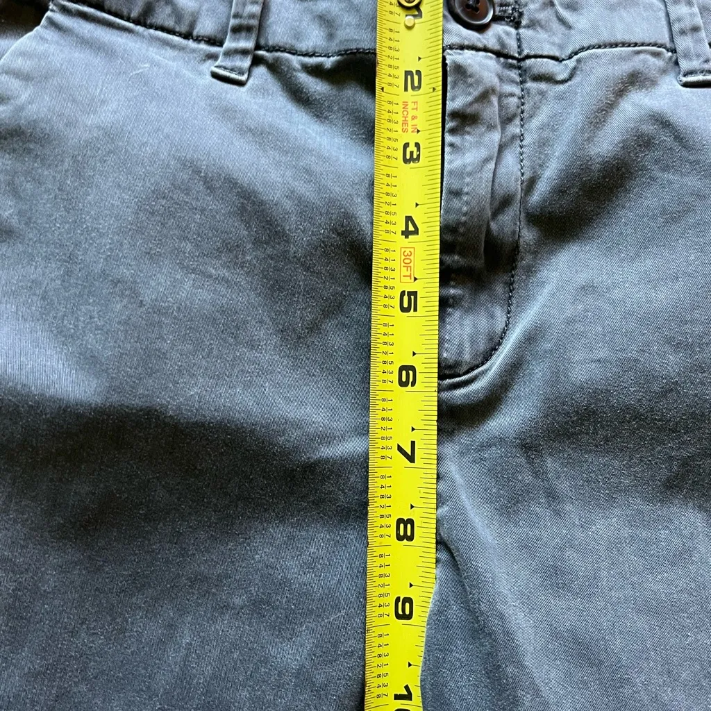 GAP Gray Straight Leg Jeans Casual Style Girlfriend Chinos Pants SZ 2 Khakis - Image 11