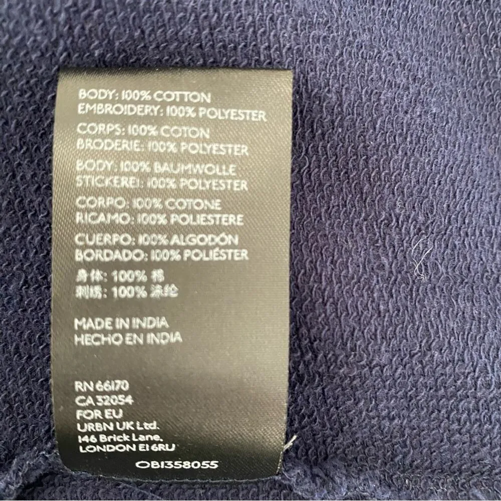 Maeve Anthropologie Riviera Dark Blue Short Sleeve Top Swimmers small - Image 7