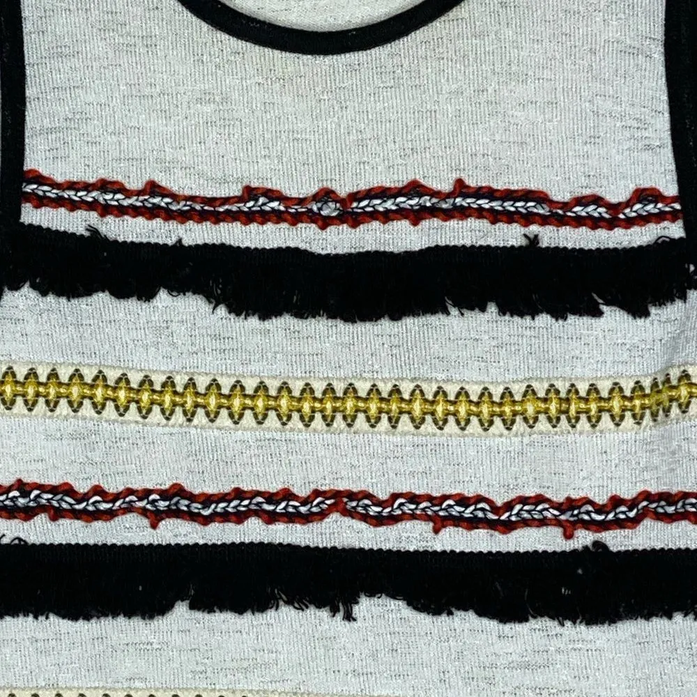 TopShop‎ Sweater Tank White Black - Image 3