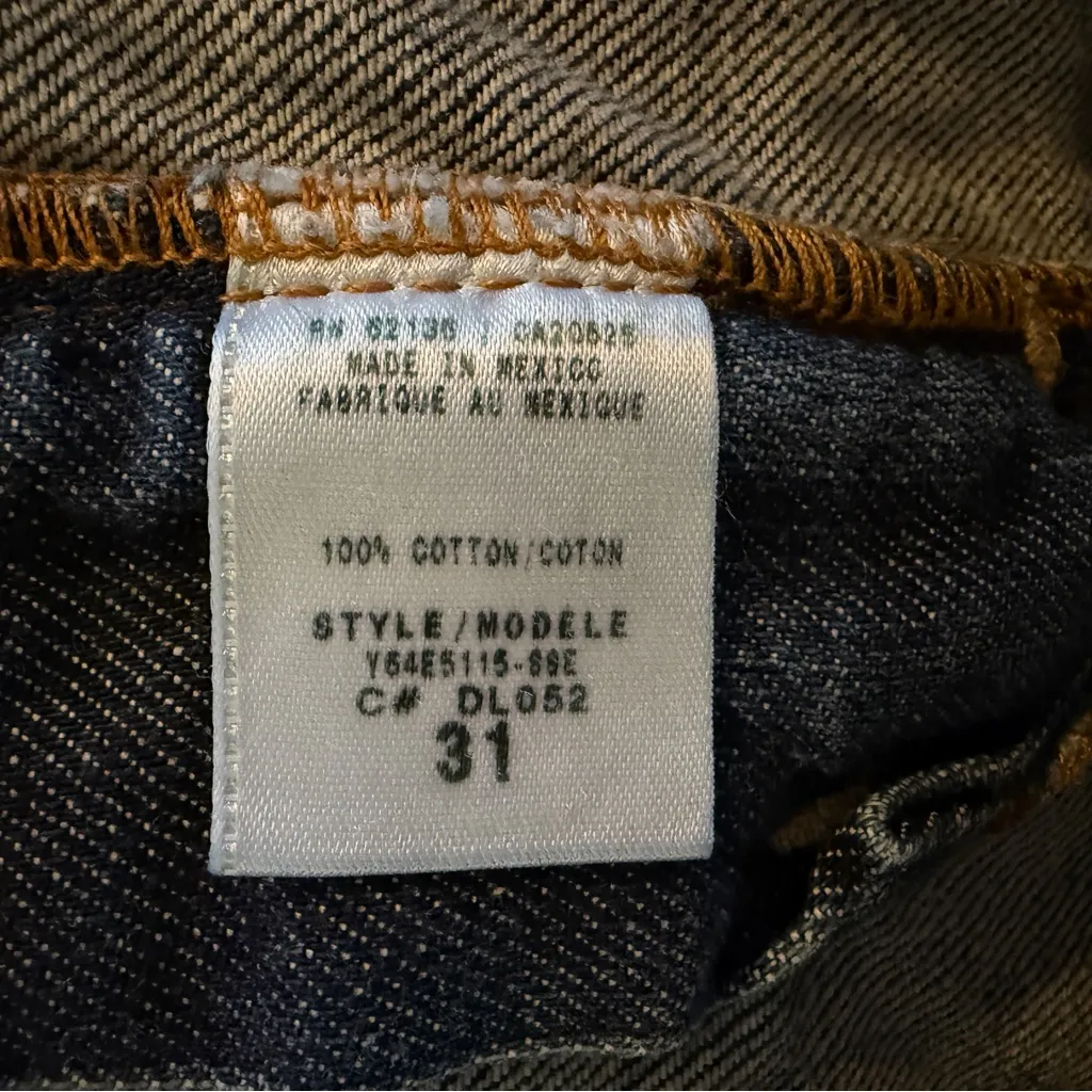 Guess Y2K Daredevil Bootcut Jeans Women’s Size 31 Sequin Back Pockets - Image 9