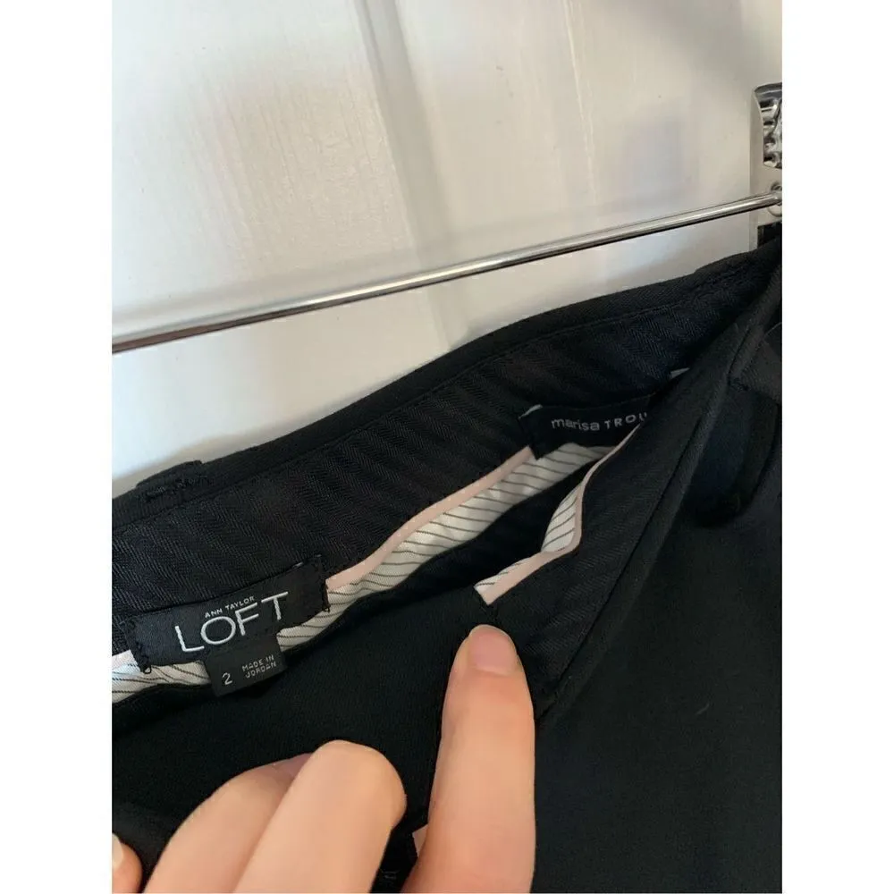 Loft black dress pants size 2 Marisa trouser - Image 3