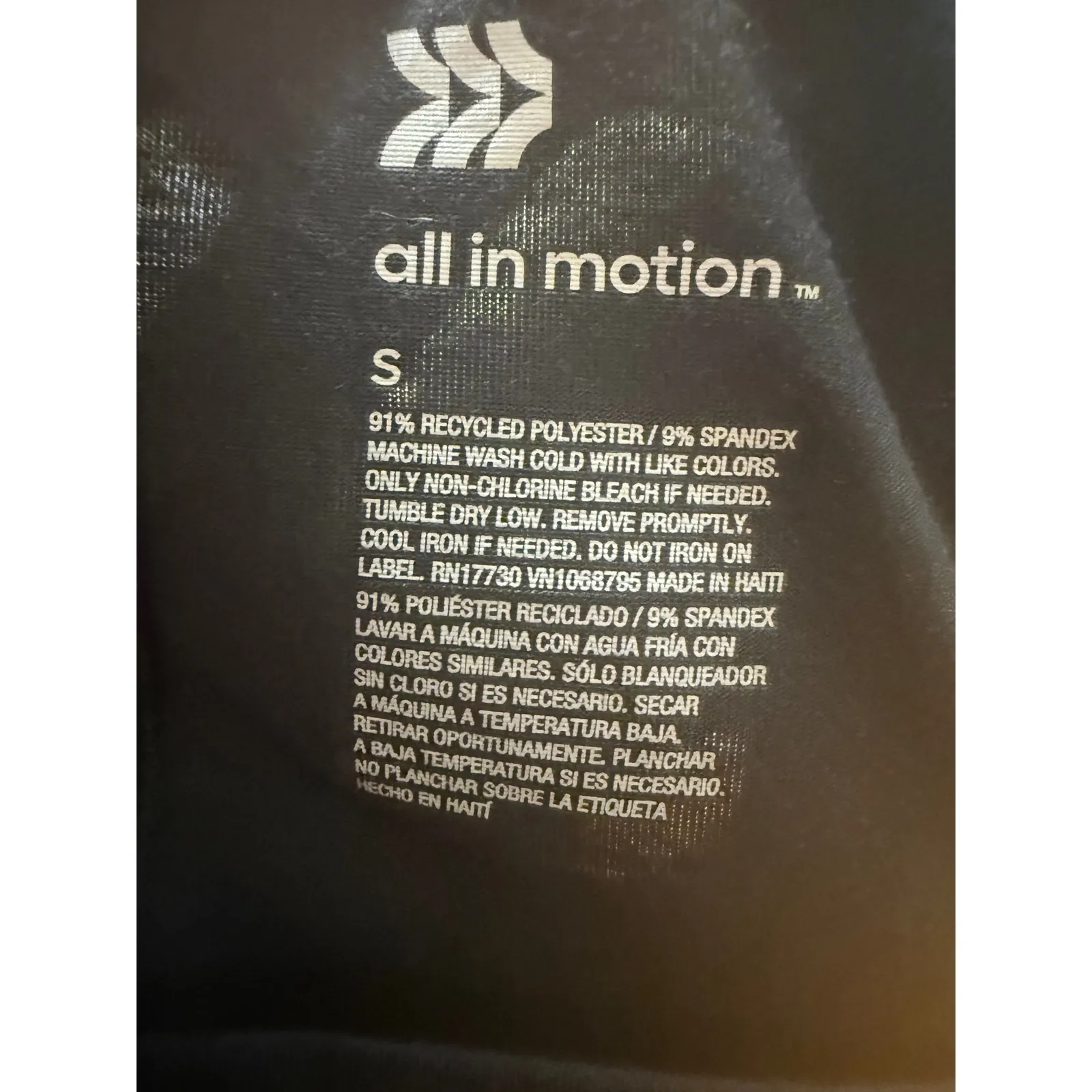 All in Motion Women's Activewear Tank Top Sleeveless Black Athletic - Image 5