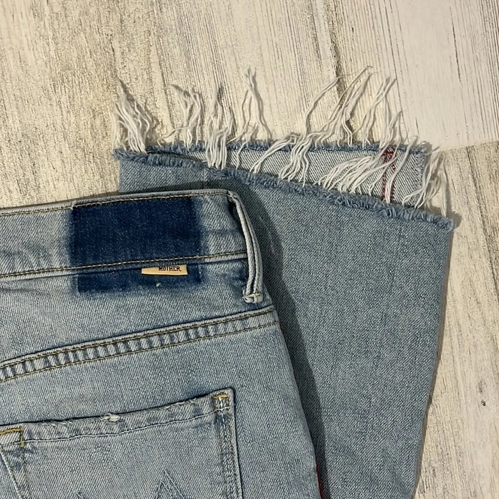 Mother The Insider Crip Step Fray Size 26. Thanks, Again Racer Color - Image 8