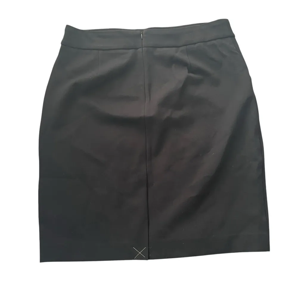 NWT, J. Crew Factory Ponte Pencil Skirt Black, Style L1314 Black Size 12 - Image 9