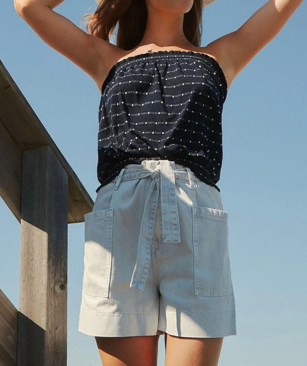 Pilcro & The Letterpress Slim Boyfriend Paperbag Shorts - Image 2